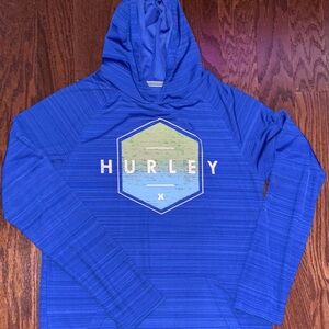Youth Hurley Vibrant Blue Pullover Hoodie XL
